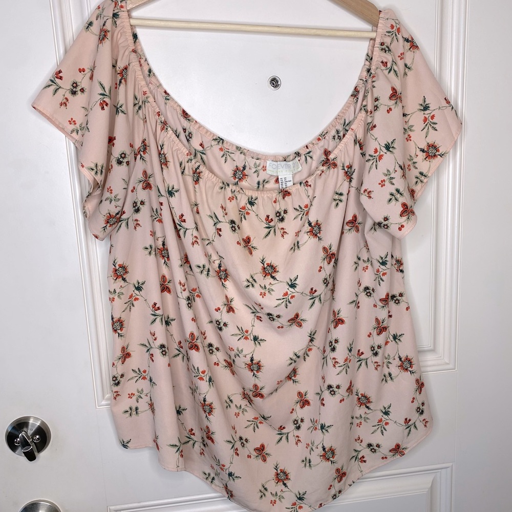 Pink Floral Top